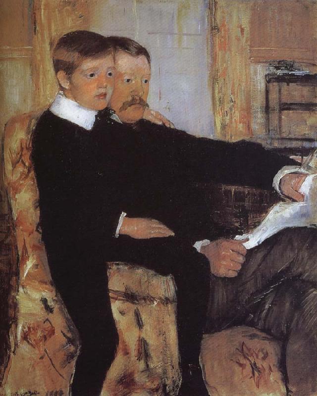 Mary Cassatt Alexander and his son Robert China oil painting art